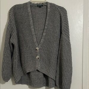 Wild Fable Charcoal Knit Cardigan